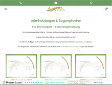Tablet Screenshot of leimholzbogen.de